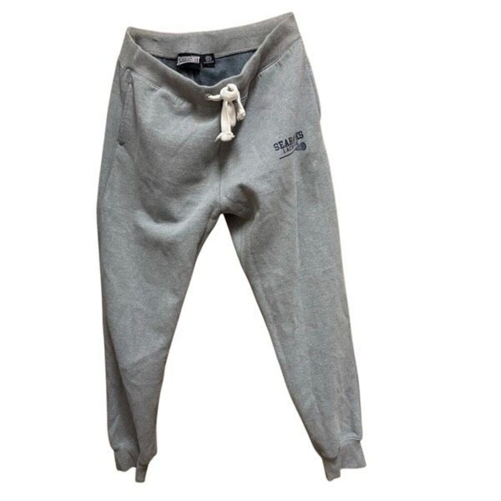 Seahawks Lacrosse Size Medium Gray Sweatpants